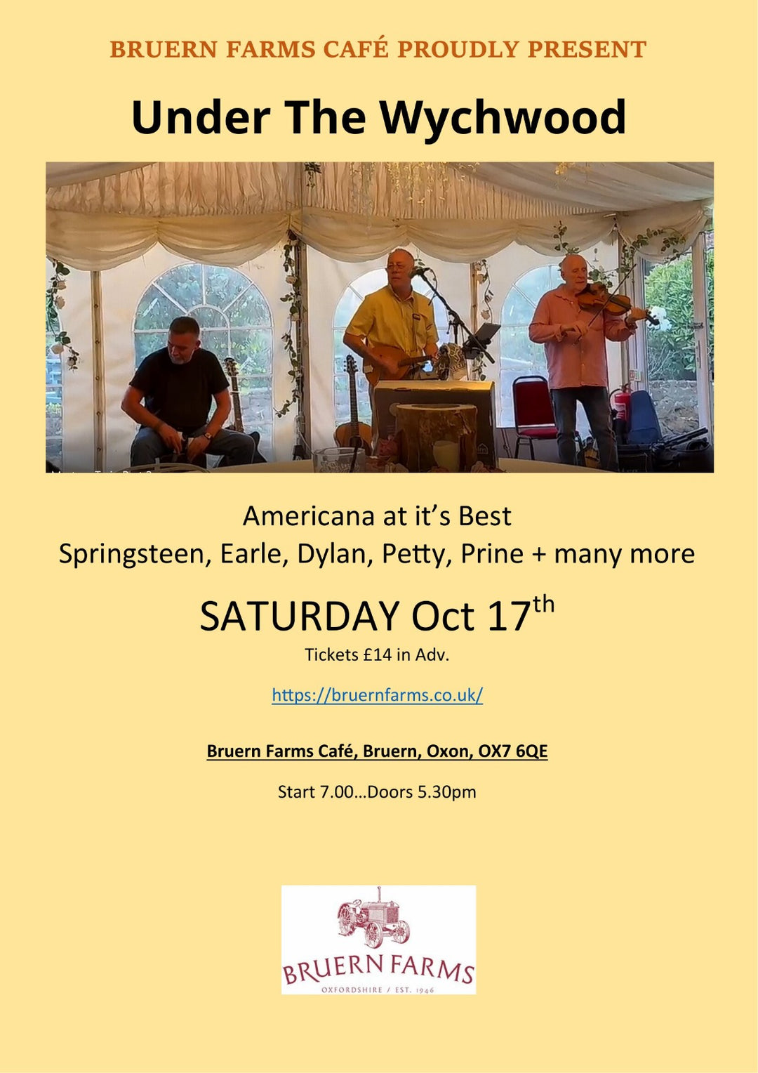 Under The Wychood - a Night of Americana Music